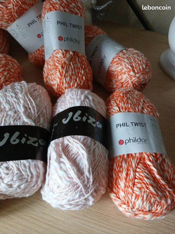 Lot of 14 balls of Phildar sevedylan yarn – photo 6